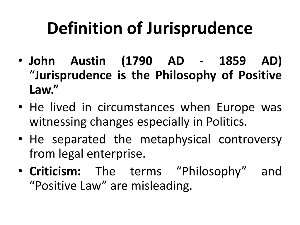 definition of jurisprudence 1