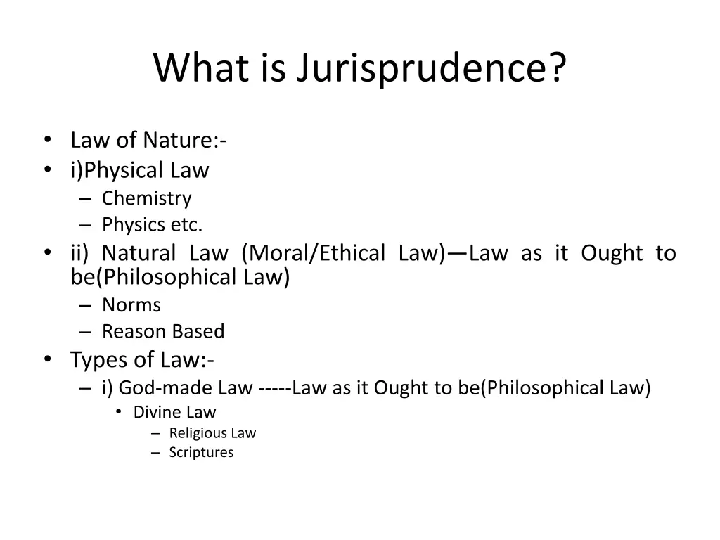 what is jurisprudence 6