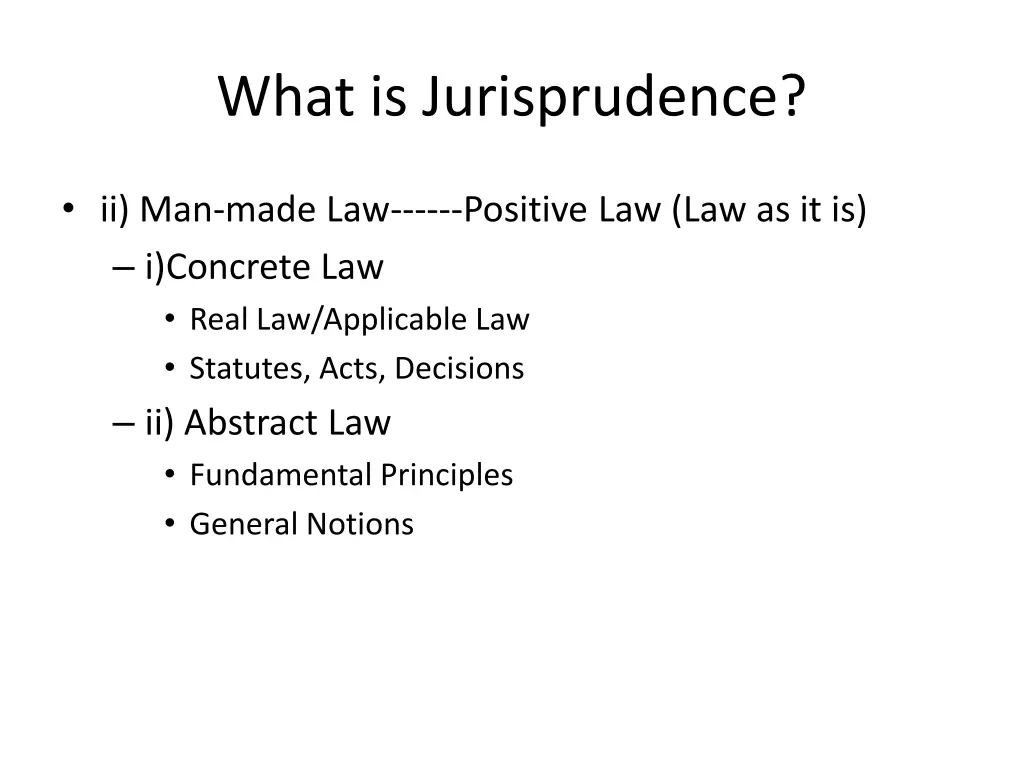 what is jurisprudence 7