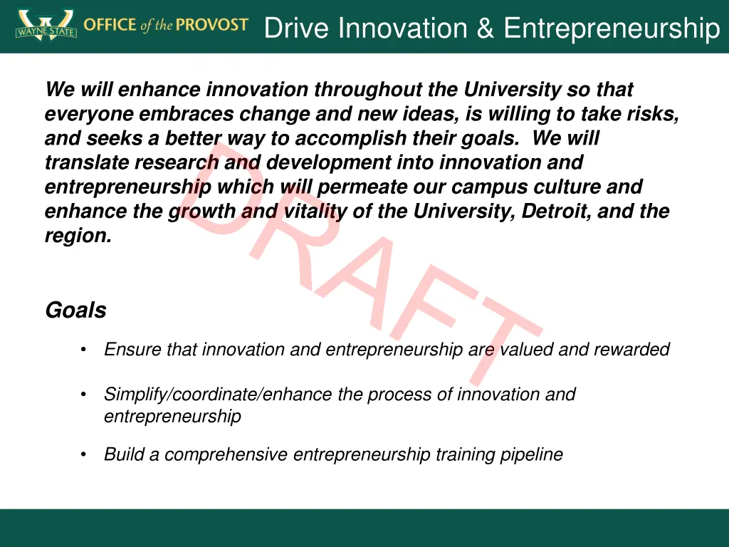 drive innovation entrepreneurship