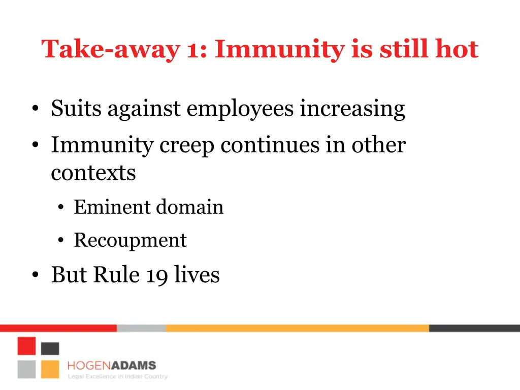 take away 1 immunity is still hot 1