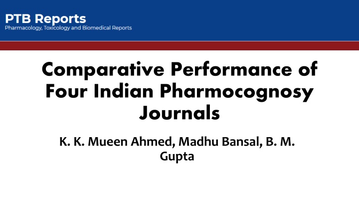 comparative performance of four indian