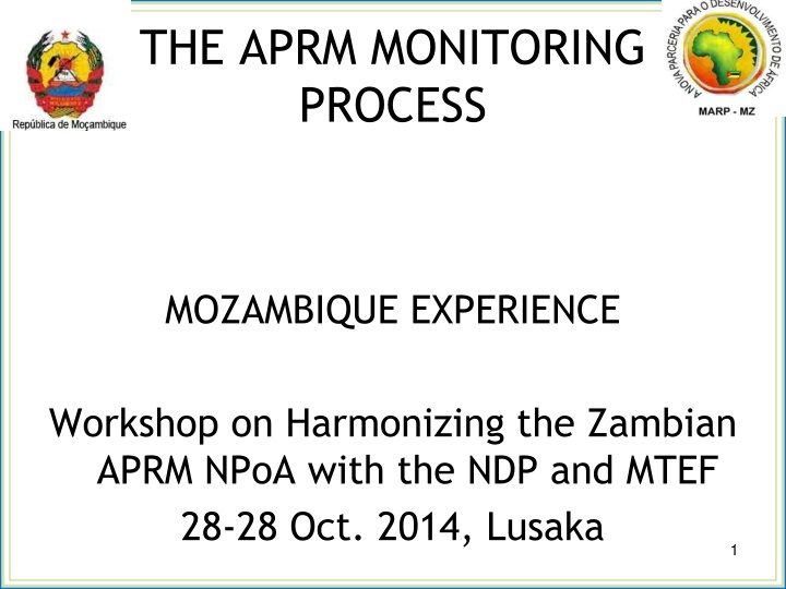 the aprm monitoring process