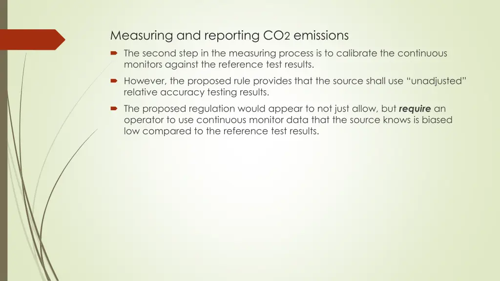 measuring and reporting co 2 emissions the second