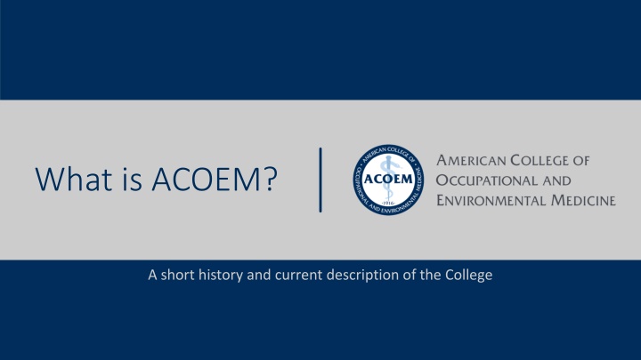 what is acoem