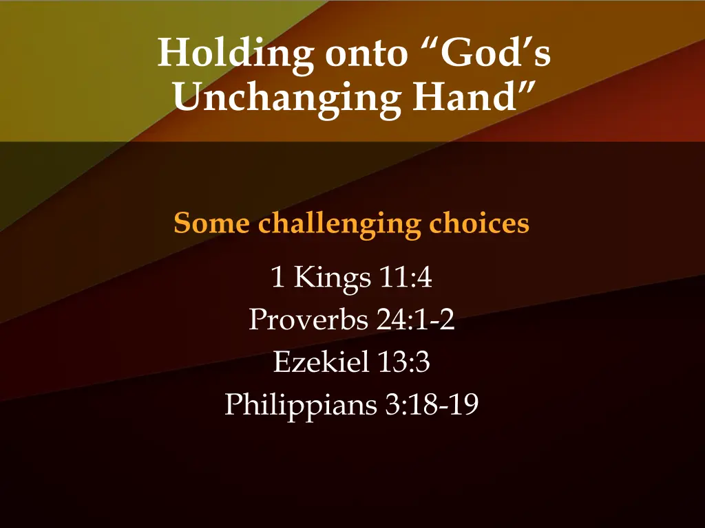 holding onto god s unchanging hand 1