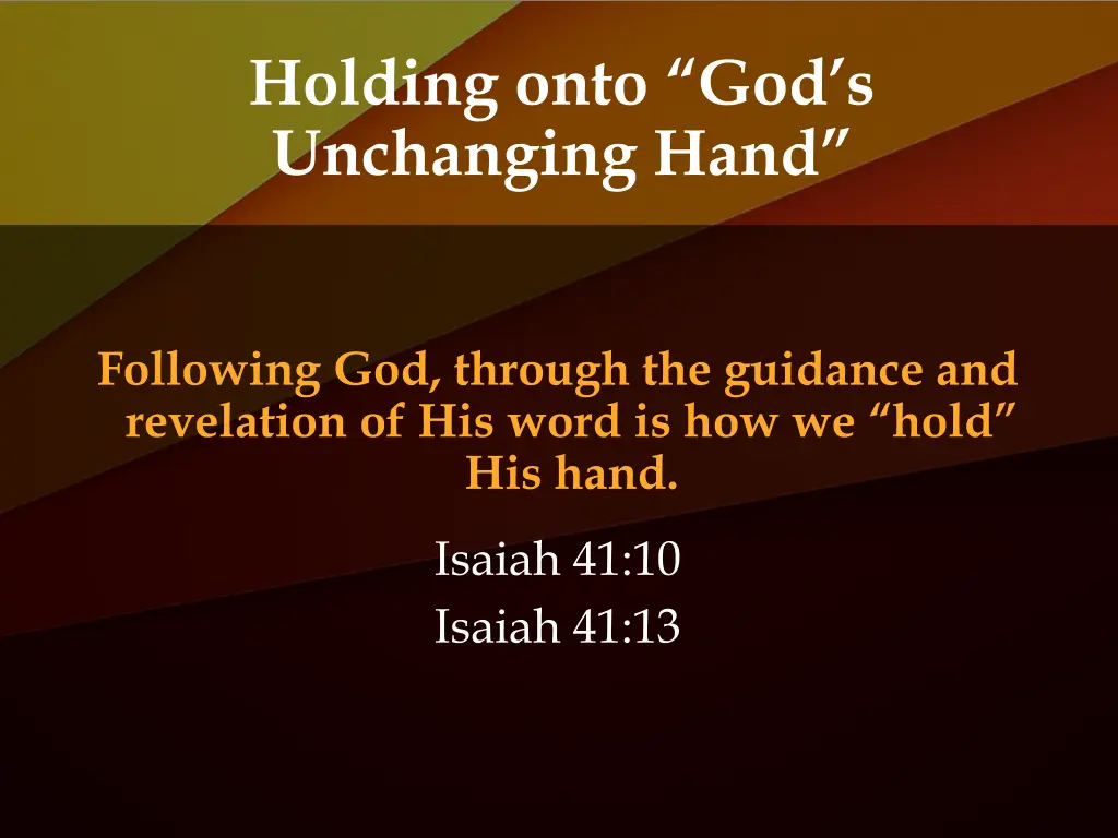 holding onto god s unchanging hand 4