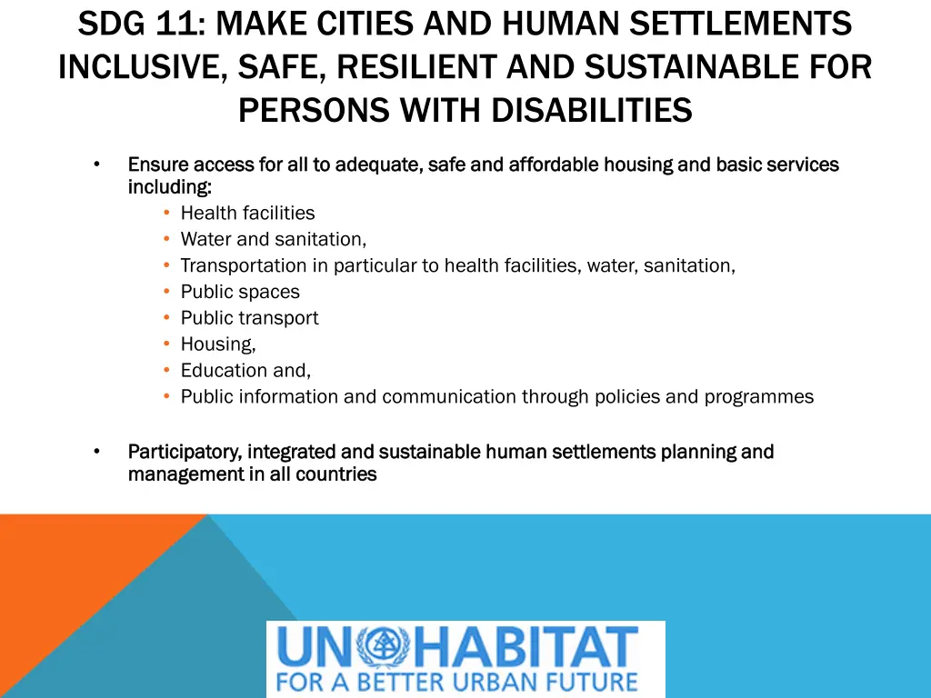 sdg 11 make cities and human settlements