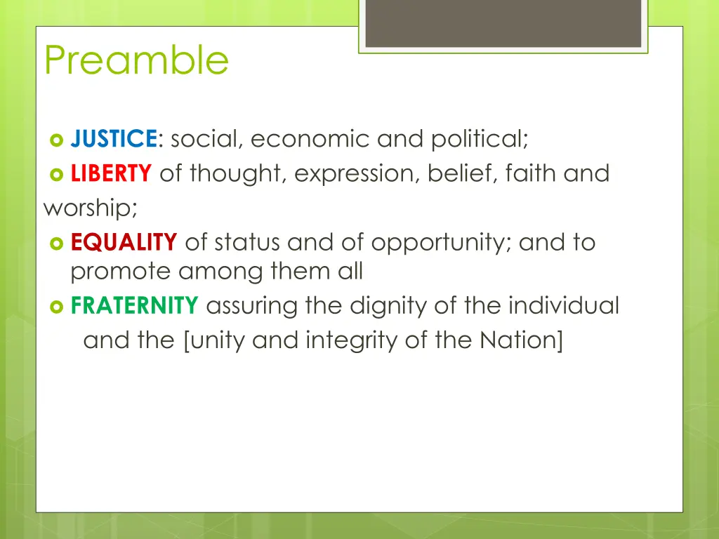 preamble