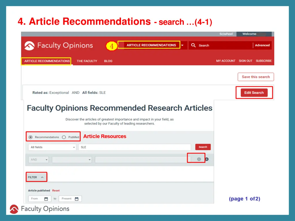 4 article recommendations search 4 1