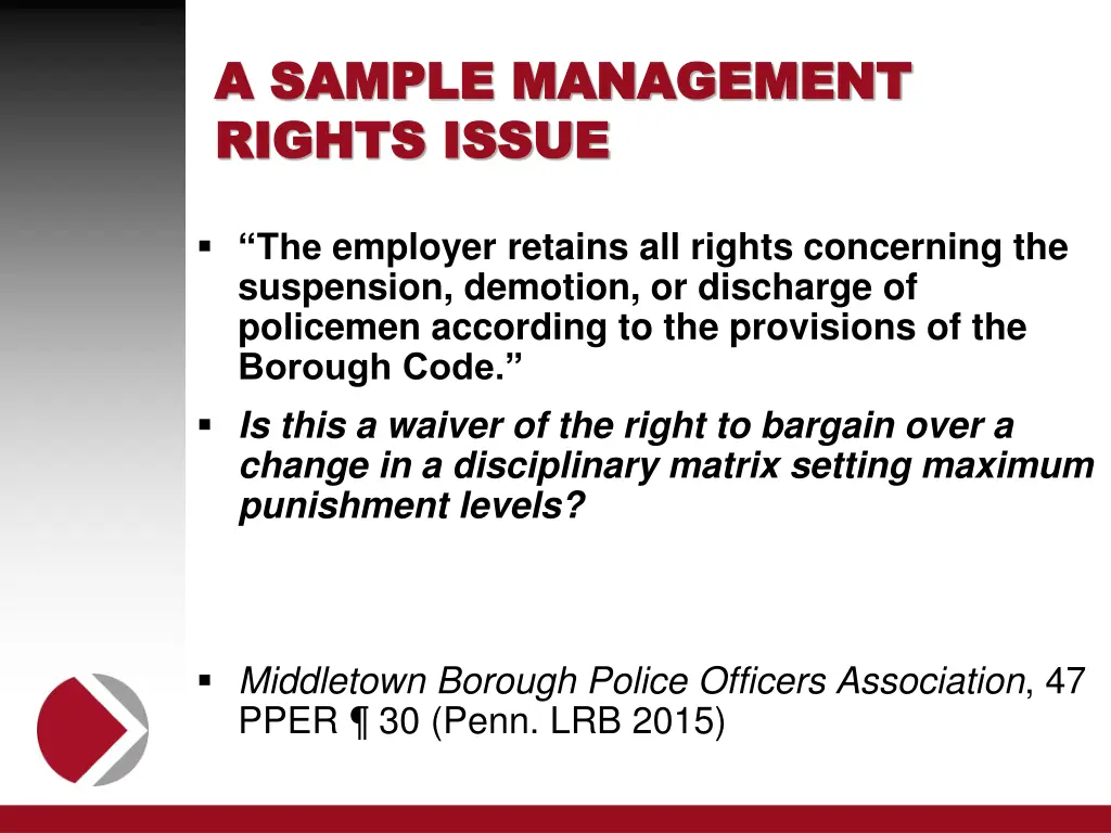 a sample management a sample management rights