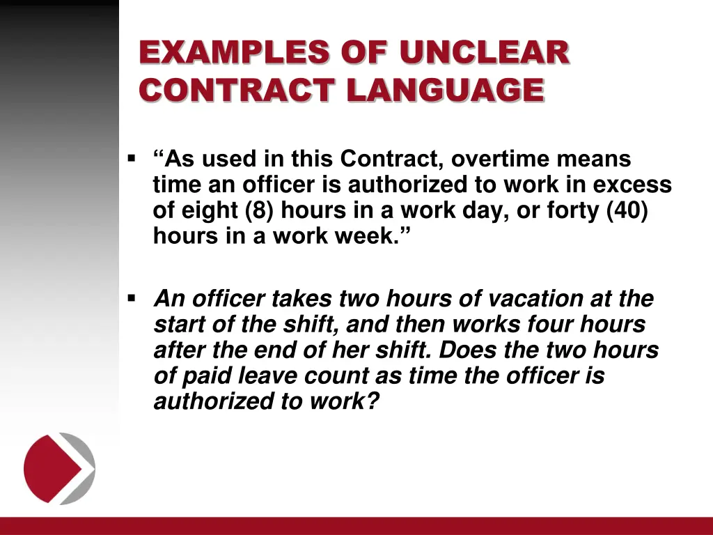 examples of unclear contract language 2