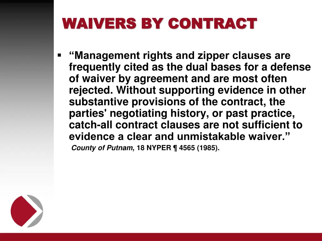 waivers by contract waivers by contract 2