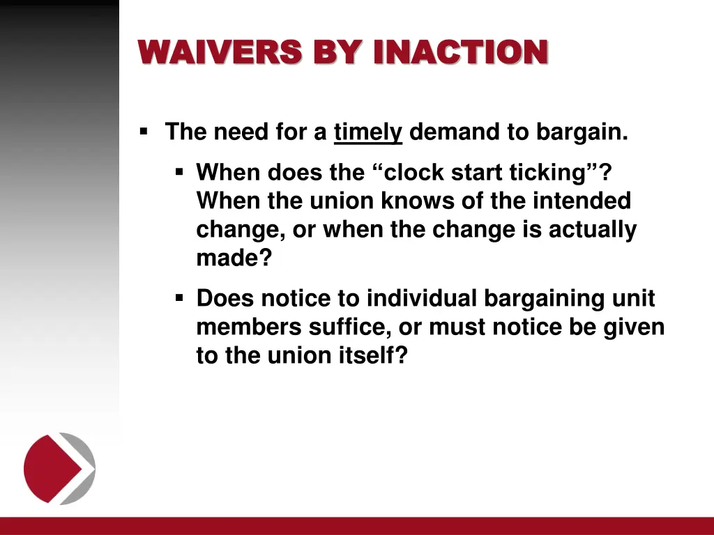 waivers by inaction waivers by inaction 2