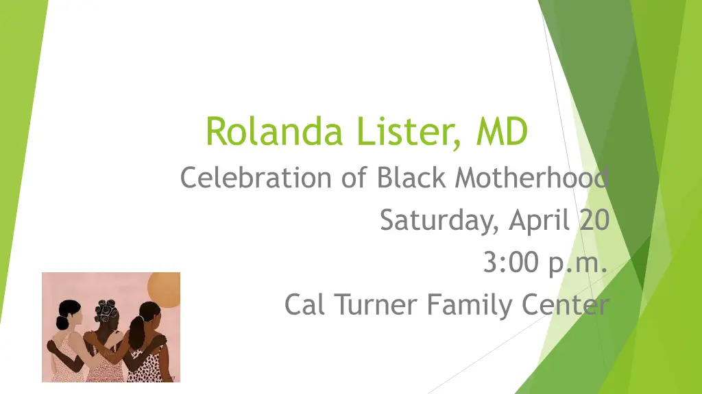 rolanda lister md celebration of black motherhood