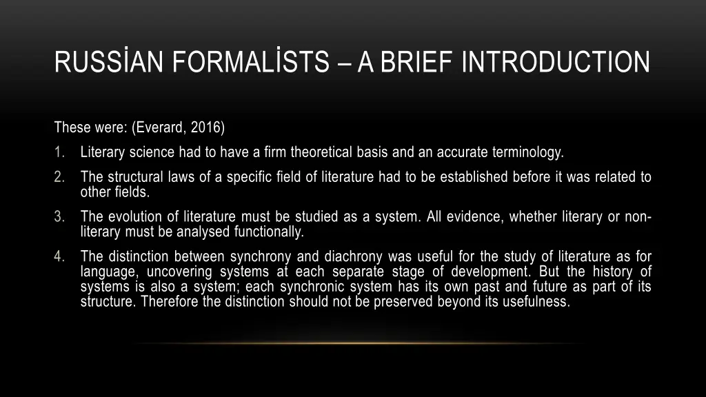 russ an formal sts a brief introduction 2