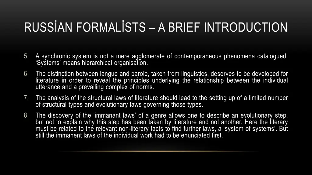 russ an formal sts a brief introduction 3