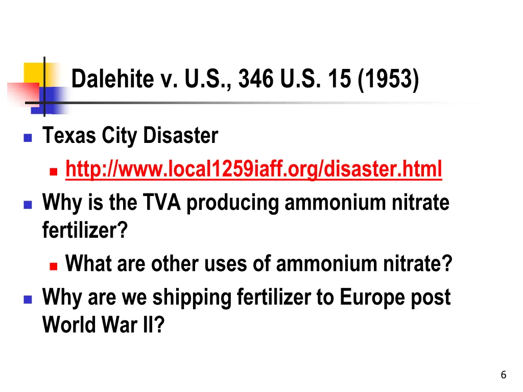 dalehite v u s 346 u s 15 1953