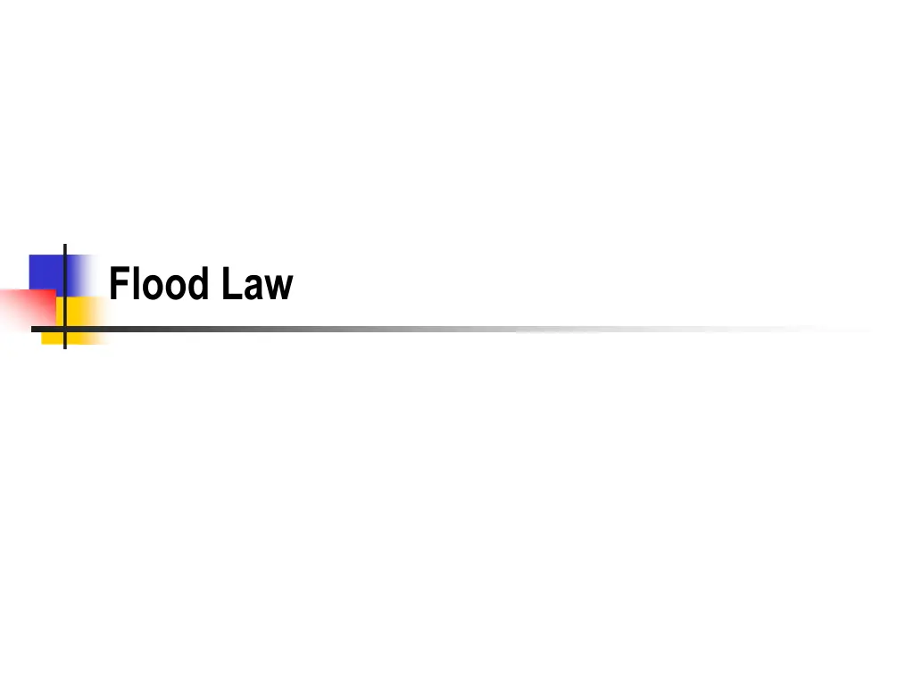 flood law