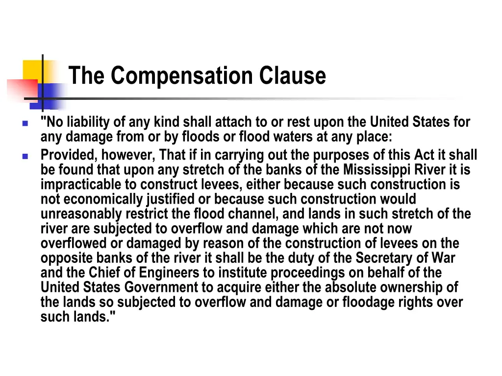 the compensation clause