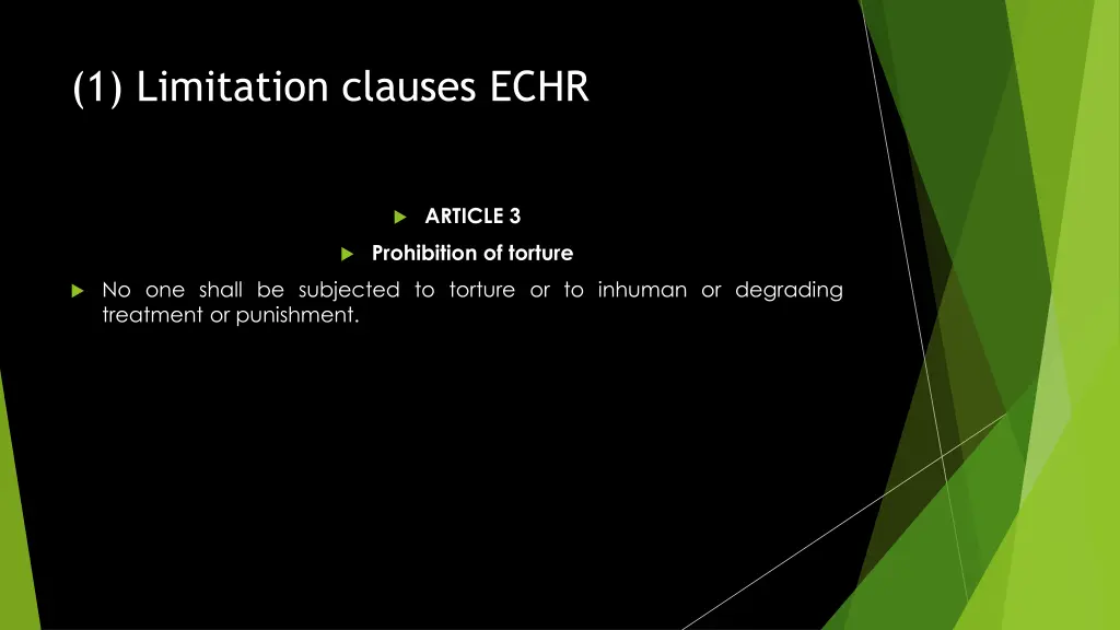 1 limitation clauses echr 14