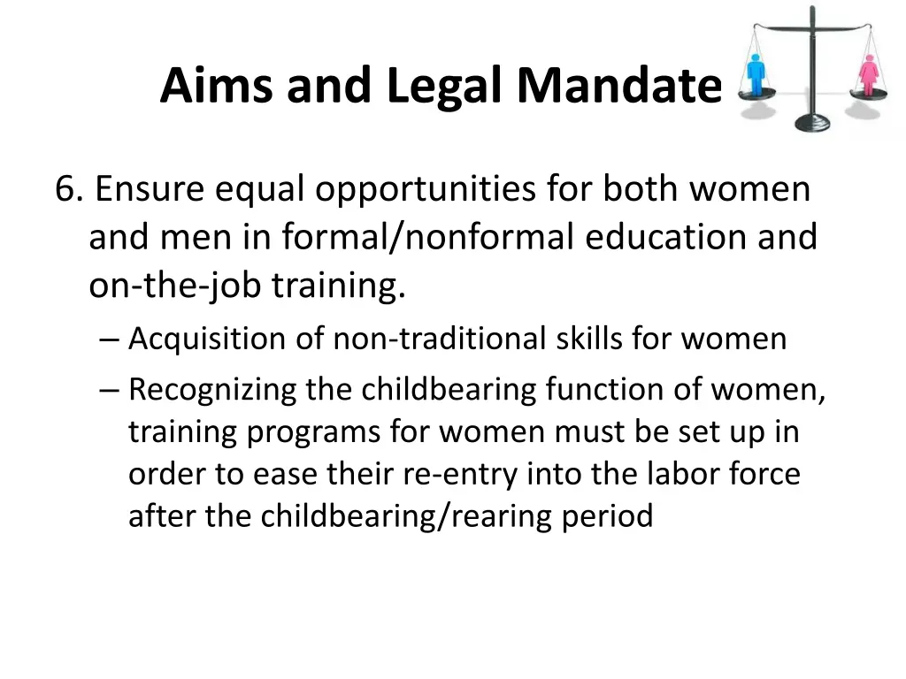 aims and legal mandates 3