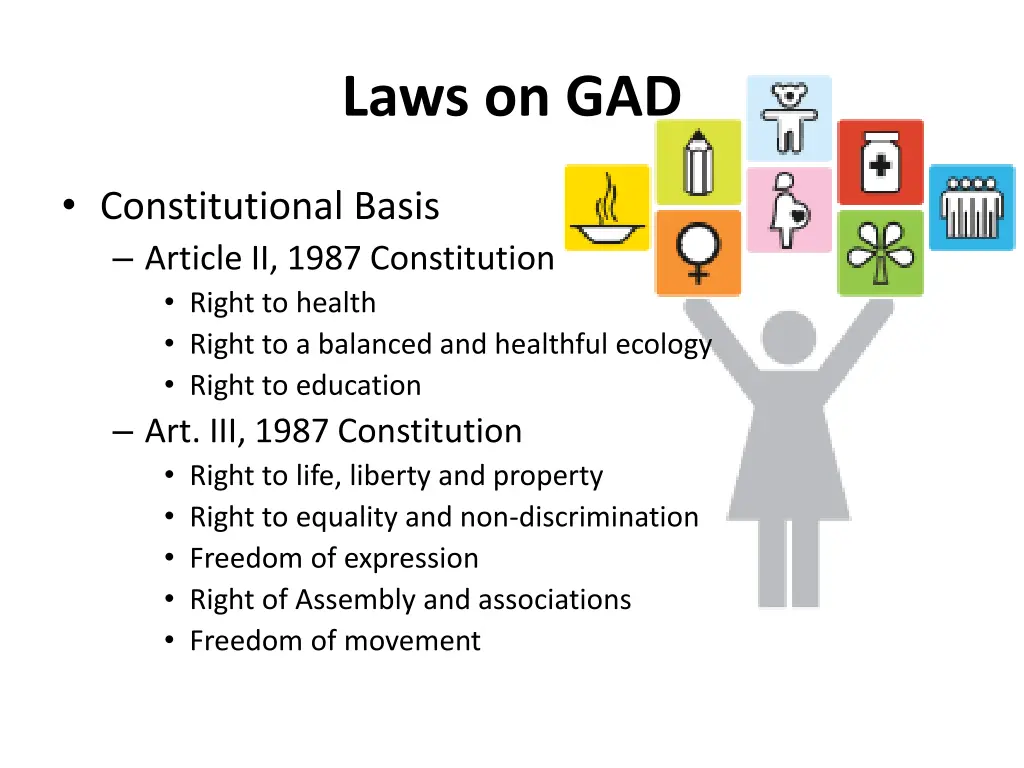 laws on gad 2