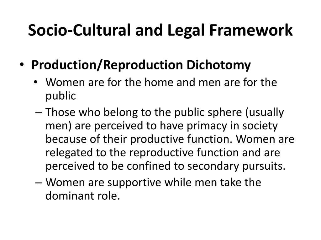 socio cultural and legal framework 1