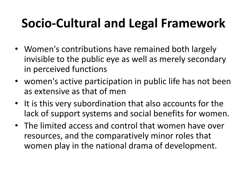 socio cultural and legal framework 2