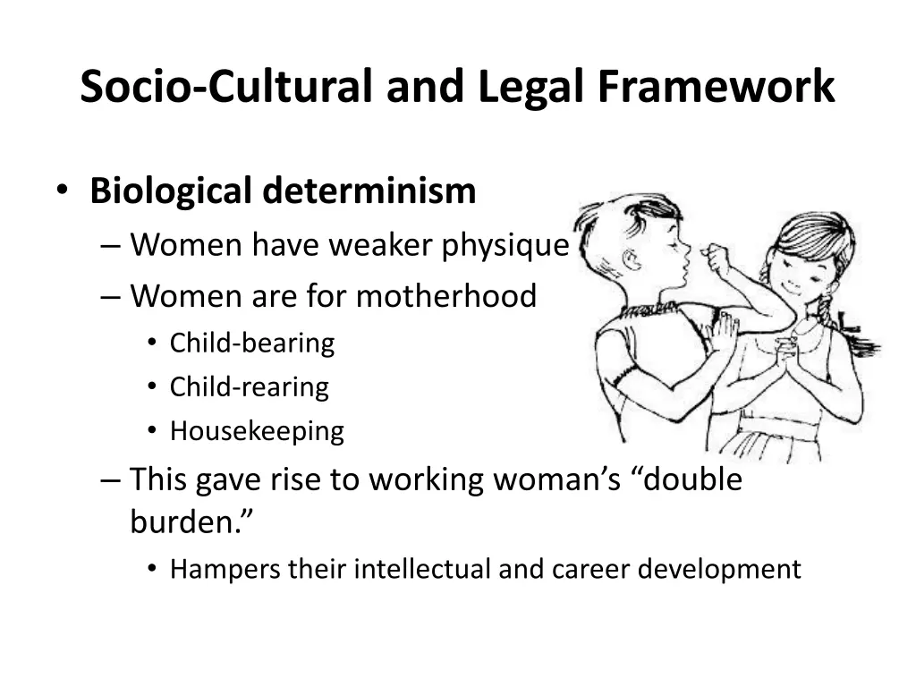 socio cultural and legal framework