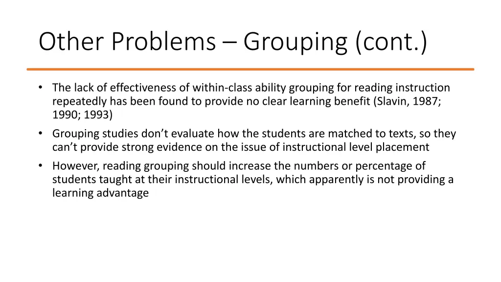 other problems grouping cont