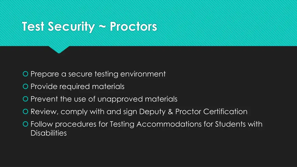 test security proctors 1