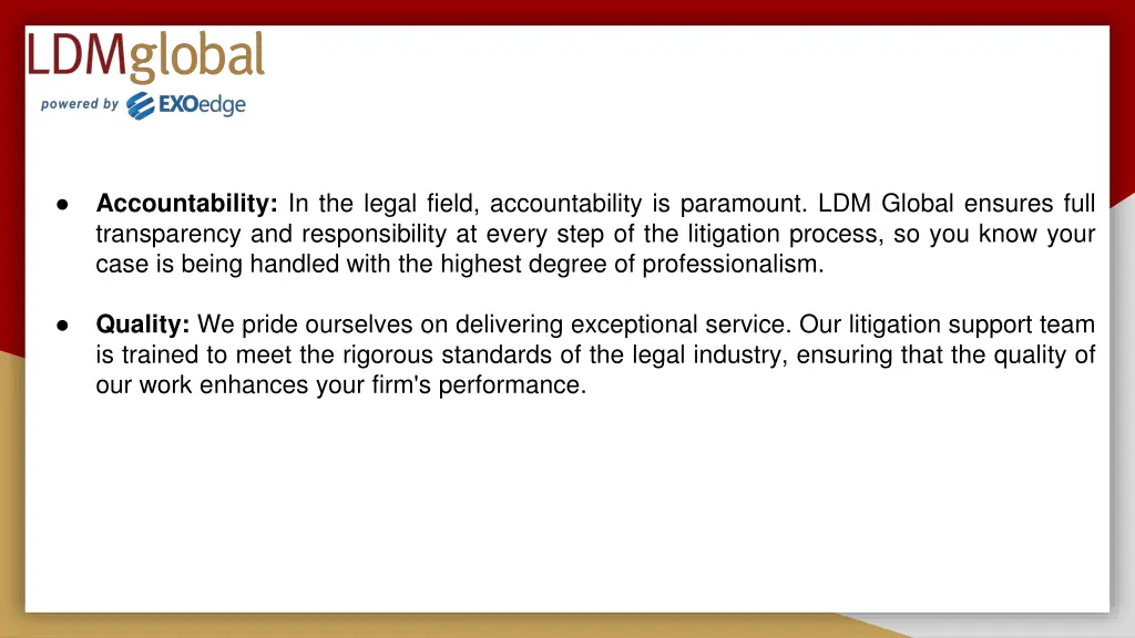 accountability in the legal field accountability