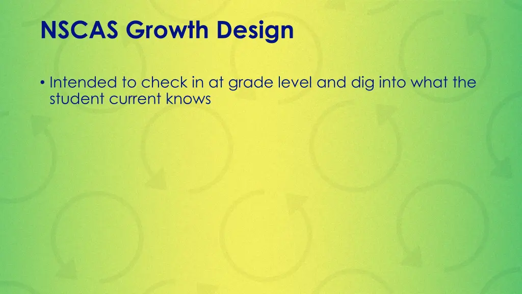 nscas growth design