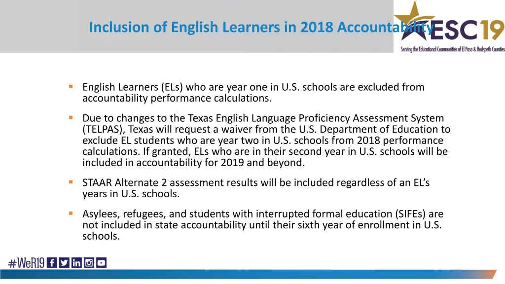 inclusion of english learners in 2018