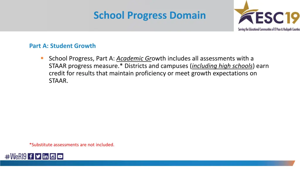 school progress domain 2