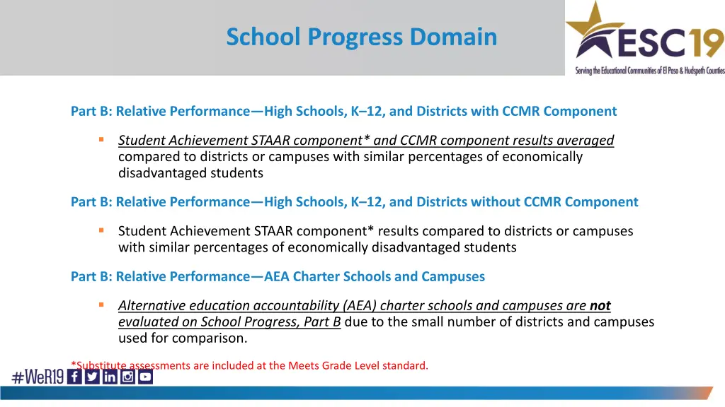 school progress domain 8