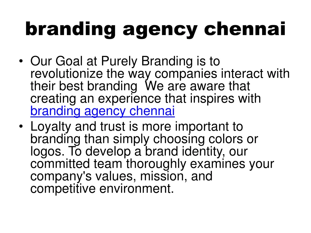 branding agency chennai