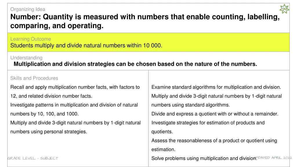 organizing idea number quantity is measured with 3