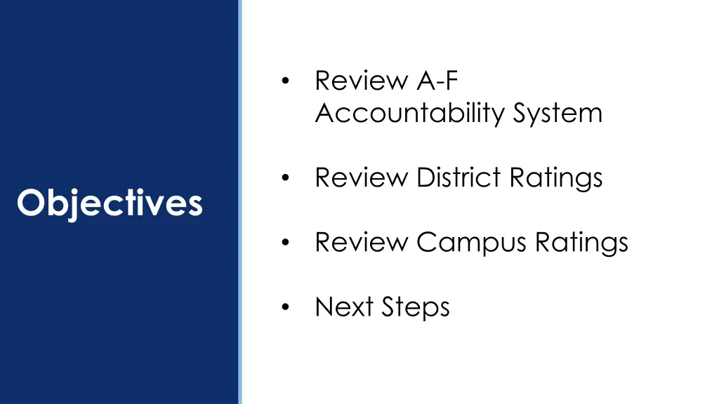 review a f accountability system