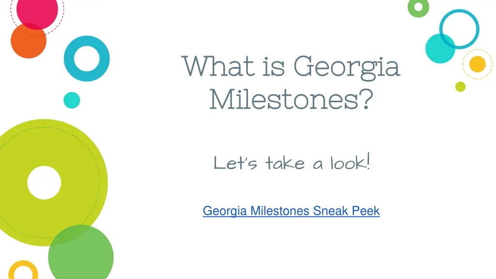 what is georgia what is georgia milestones