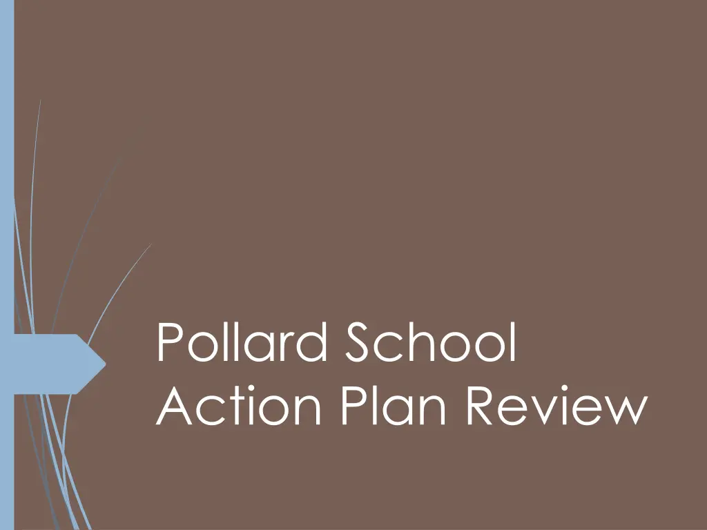 pollard school action plan review