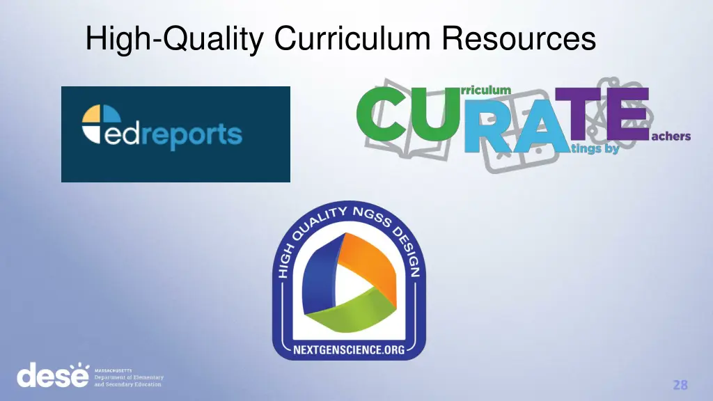 high quality curriculum resources