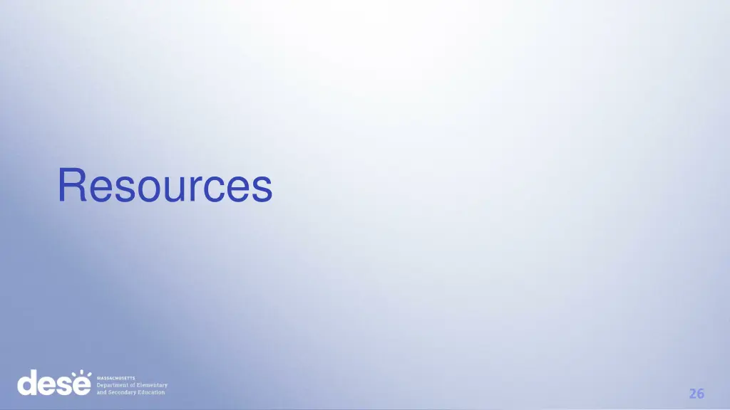 resources