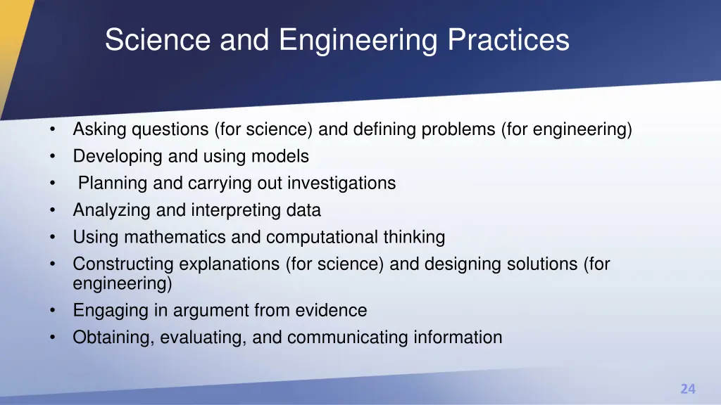 science and engineering practices