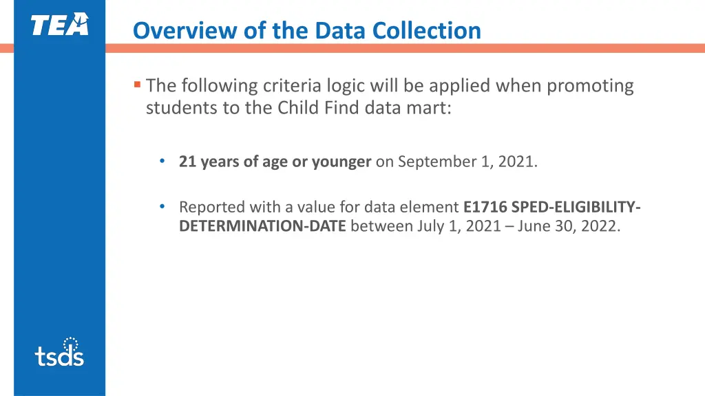 overview of the data collection 10