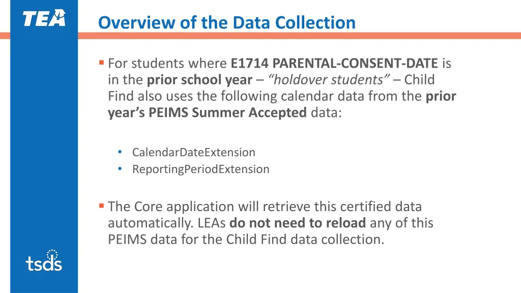 overview of the data collection 6