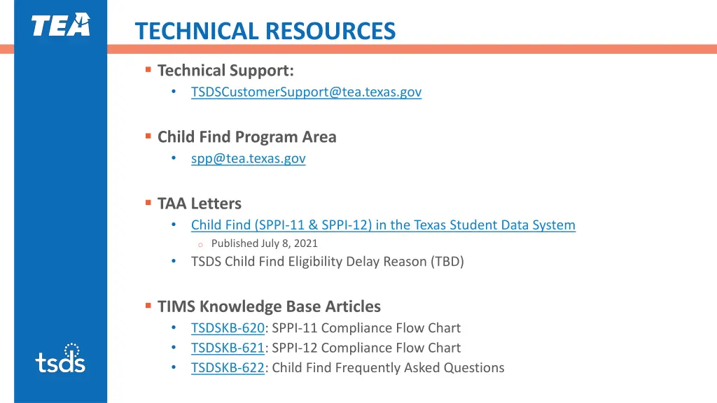 technical resources