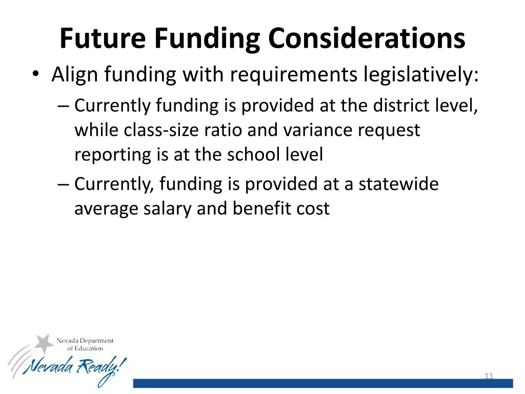 future funding considerations align funding with