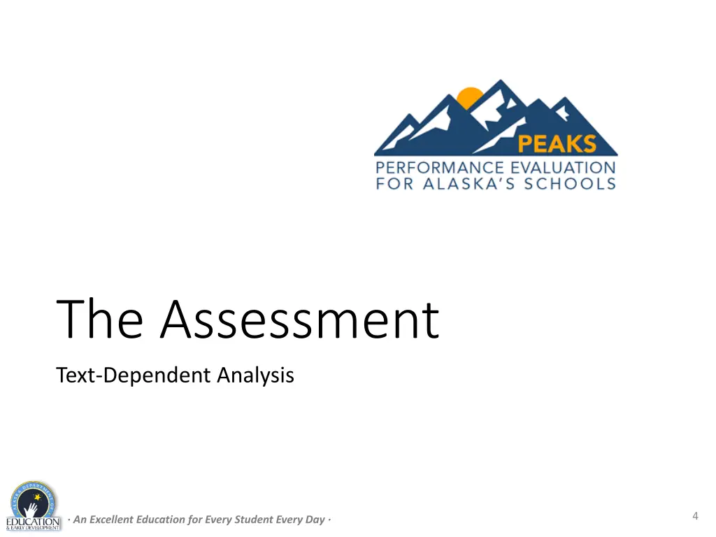 the assessment text dependent analysis